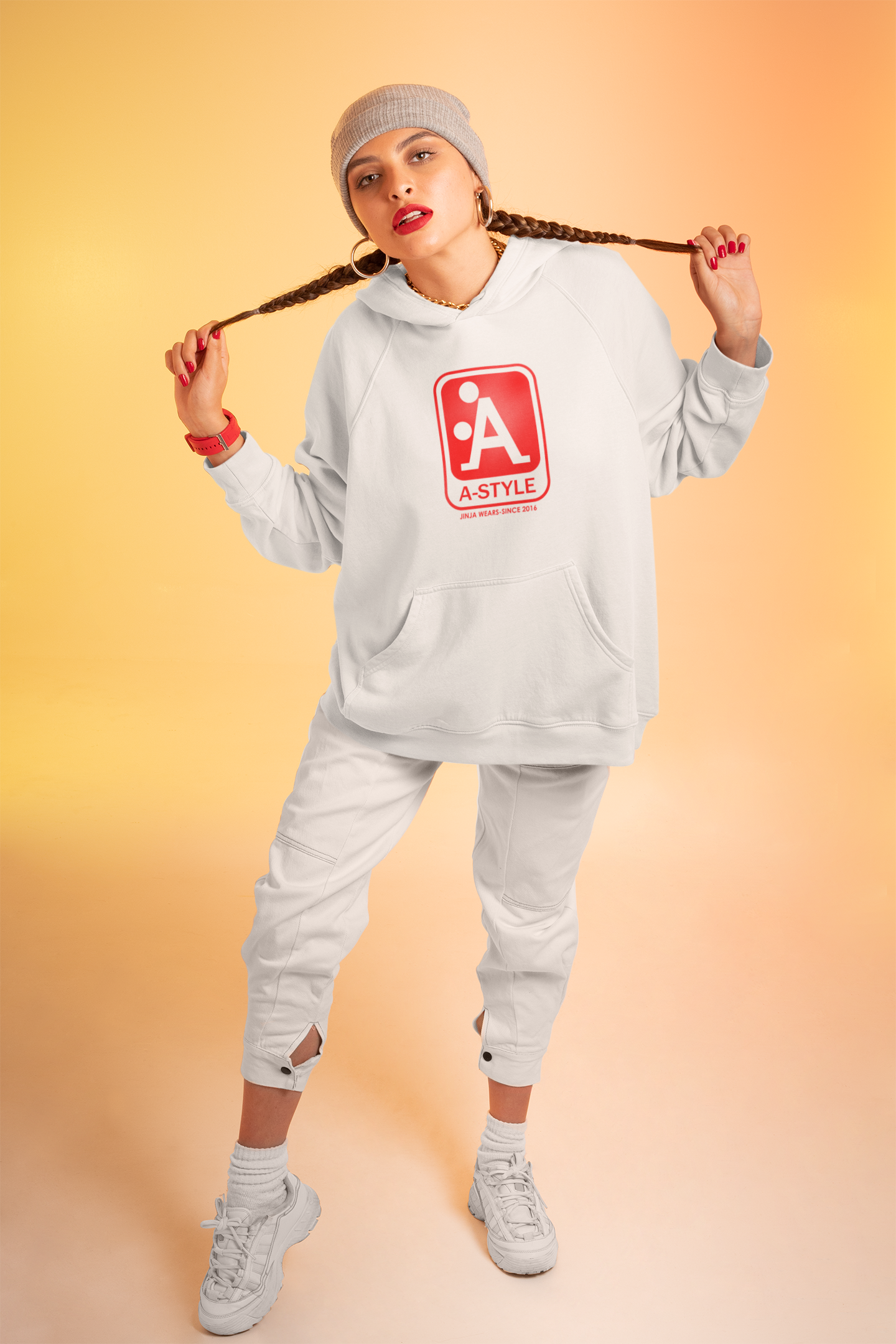 White Hoodie